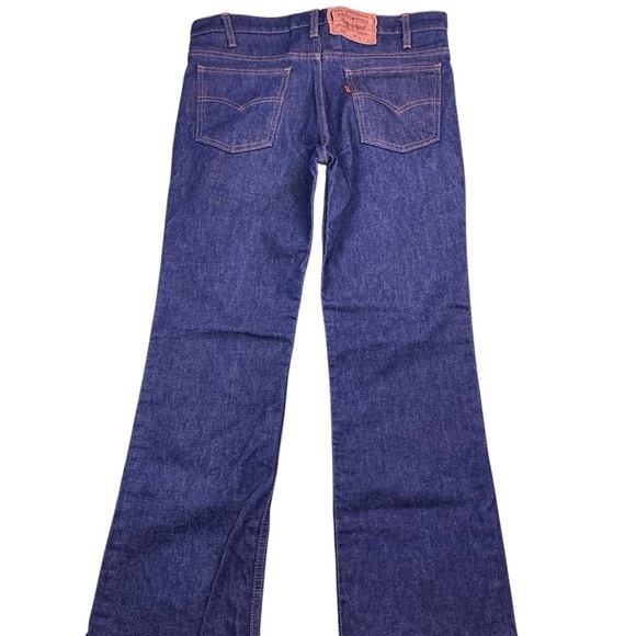 Vintage Levi’s orange tab 517 90s dark wash straight leg jeans USA made 32 x 29